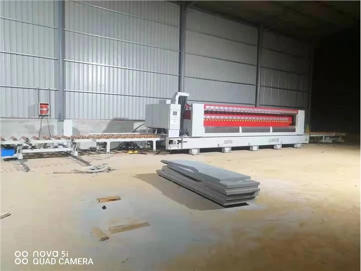 máy mài đá 12 đầu tự động Máy đánh bóng liên tục Máy cắt bề mặt đá nhân tạo